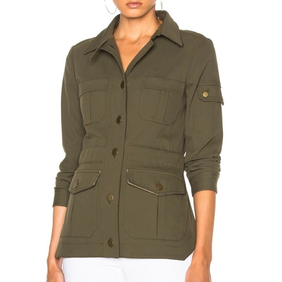 veronica beard army jacket